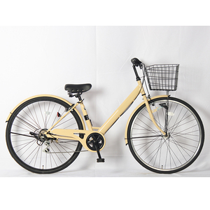 Bicicleta de ciudad ligera retro clásica de 6 velocidades para adultos OEM bicicleta de línea de freno de horquilla de acero para hombres y mujeres de China - Product Image 1