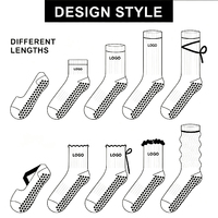 Chaussettes de sport antidérapantes à compression pour yoga, pilates et football, avec grip haute qualité et orteil fendu, vente en gros