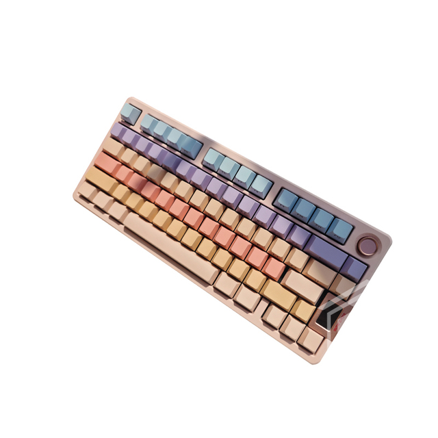 Oshid PBT Grident Keycaps High Quality Cherry Profile Shine Through Side Print Keycaps for Mechanical Keyboard Custom Keycaps