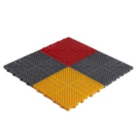 KCX - Baldosas de Plástico PVC PP Antideslizantes para Suelo de Garaje, Ecológicas, 40*40*2cm, para Lavado de Autos, Garaje, Tienda 4S