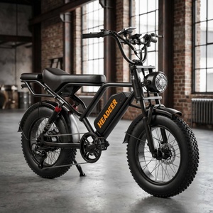 Entrega Rápida, Stock en la UE, Bicicleta Eléctrica de 20 Pulgadas, 48V 20Ah, Largo Alcance, Motor de 750W, Neumáticos Anchos, Estilo Retro, Bicicleta Urbana para Adultos - Product Image 1