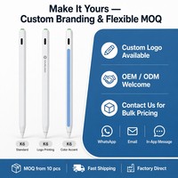 Stylet ergonomique léger 15g pour iPad, confort tout au long de la journée, magnétique, rechargement, rejet de la paume, inclinaison, prise de notes, personnalisable OEM