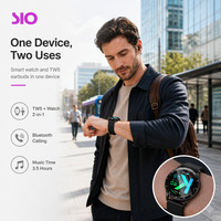 2-in-1 TWS Ohrhörer und Uhr mit Eigenem Logo OEM ODM Großhandel 1,39 Zoll 360 x 360 IP67 Wasserdicht Anrufannahme Großhandel Smartwatch