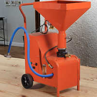 Machine de pulvérisation sans air de poudre sèche électrique Type de meuleuse d'angle Machine de meulage de peinture de mastic et de revêtement avec pistolet de pulvérisation