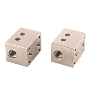 Colector hidráulico de aluminio ligero con certificado RoHS <span class=keywords><strong>Max</strong></span> 210 Bar G 1/4G 3/8 Bloque de válvula hidráulica para equipos hidráulicos - Product Image 6