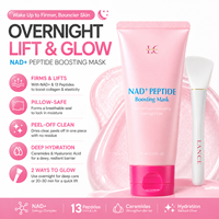 Masques faciaux Lance en marque propre PINK NAD+ & 13 TYPES de PEPTIDES Masque stimulant pour raffermir et lisser la peau Soin de nuit