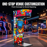 Machine de boxe électronique d'arcade à monnayeur pour intérieur, prix usine, en promotion