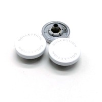 Kancing Tekan Logam Vintage Ramah Lingkungan 18mm Desain Bunga Emas untuk Tas Tangan Abaya Celana Training Kemeja Baju Bayi