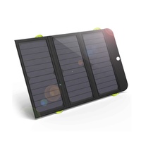 Chargeur de panneau solaire pliable, capacité 21W, étanche, batterie intégrée 10000mah, Power Bank