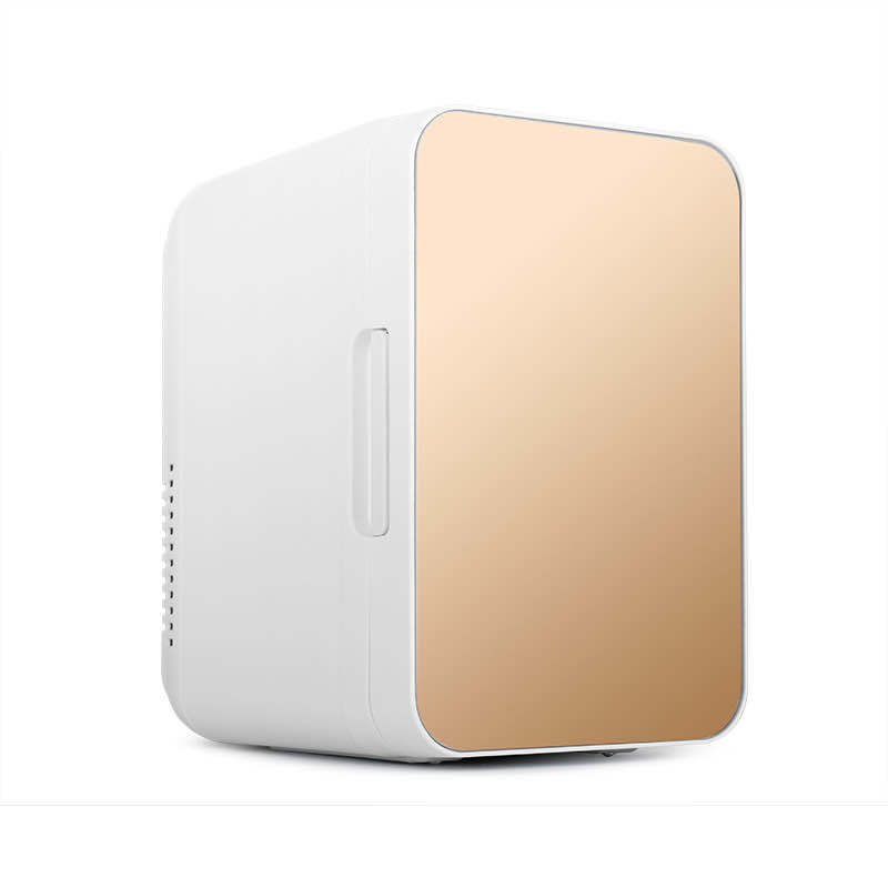 Портативный холодильник 12 В, компактный пластиковый бытовой мини-холодильник для автомобиля со стеклянной дверью, 8 л