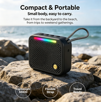 Speaker Nirkabel Luar Ruangan M300, Mendukung Audio Kartu TF Radio FM, Speaker Portabel Kecil
