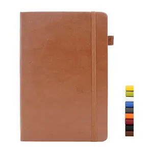 Echt Lederen Notebook Op Maat Gemaakte Vintage Jounal Notebook Voor Wiskunde
