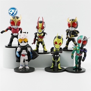 GY Figuras De PVC Resin <strong>Toys</strong> HIGH Quality Action &amp; <strong>Toy</strong> Q Version 6PCS/Set Standing Posture Kamen Anime Figures <strong>Masked</strong> <strong>Rider</strong>