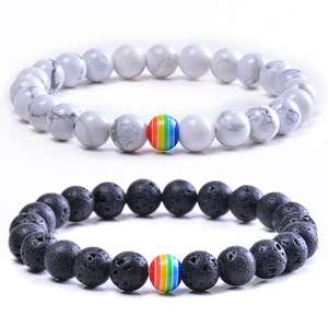 Pulsera <span class=keywords><strong>de</strong></span> arcoíris <span class=keywords><strong>de</strong></span> Orgullo Gay, difusor <span class=keywords><strong>de</strong></span> piedra <span class=keywords><strong>de</strong></span> <span class=keywords><strong>Lava</strong></span>, Ojos <span class=keywords><strong>de</strong></span> tigre Natural, cuentas <span class=keywords><strong>de</strong></span> energía, 8 MM, gran oferta - Product Image 6