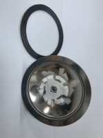 Ensemble de lames pour mixeur-blender Broun, en acier inoxydable SUS304, durable, multifonction, avec pot en verre, couvercle et base, électrique et manuel