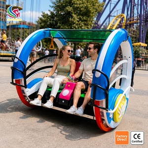 Manège de voiture roulante à 360 degrés Happy Swing pour parcs intérieurs et extérieurs Xty Lbc1 - Product Image 1