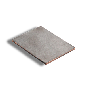 Placa de Identificación de Oficina Rectangular de Metal Color Oro Rosa con Logotipo Personalizado Portátil - Product Image 3