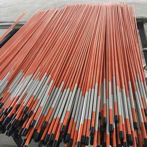 Прочный оранжевый светоотражающий стекловолоконный колышек для снега/снегоуборочной техники/маркировки проезжей части, диаметр 1/4 дюйма, высокопрочный, легкий, с возможностью резки - Product Image 2