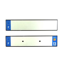 Özel Fransa Sublimasyon Baskılı Boş Araba Plakası Metal Avrupa Plakalığı