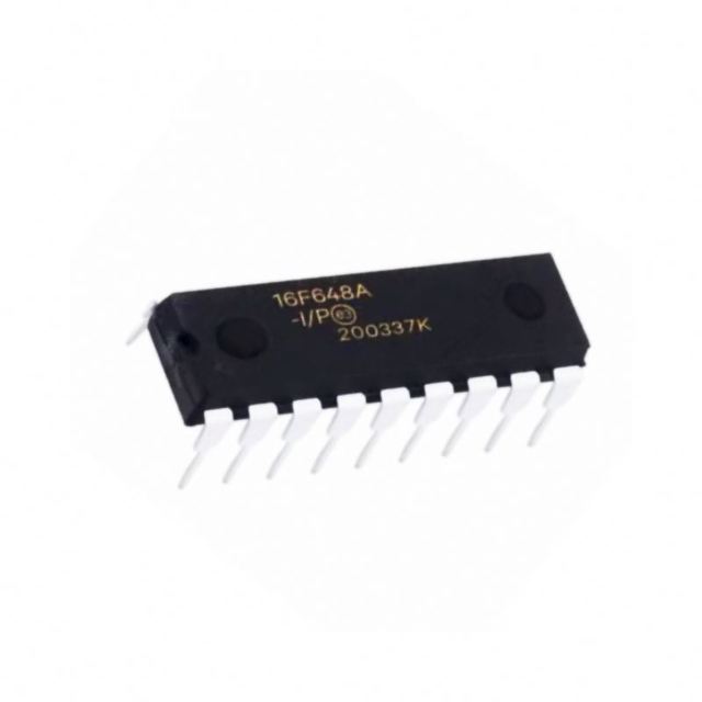 PIC16F648A-I/P PIC PIC 16F Microcontroller IC 8-Bit 20MHz 7KB (4K x 14) FLASH 18-PDIP Integrated Circuits (ICs) Embedded