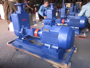 Pompe centrifuge horizontale auto-amorçante monophasée Lanco pour eaux usées, usage industriel et agricole - Product Image 2