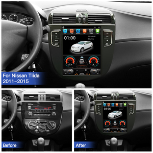 HFMidia 9.7inch Radio BT Vertical <b>Screen</b> Multimedia Video Head Unit For Nissan Tiida 2011-2015 Wireless CarPlay Auto <b>Players</b> - Product Image 5
