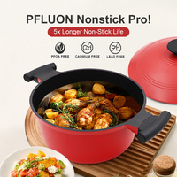 Ensemble de casseroles en granit SANLANG compatibles avec l'induction, non toxiques, en aluminium moulé, antiadhésives, pour la cuisine