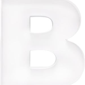 Boîte décorative alimentaire en carton en forme de lettre B de 12 pouces ZIJRXQ, remplissable, pour charcuterie - Product Image 2