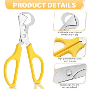 กรรไกรสแตนเลสสำหรับเปิดไข่นกกระทาและไข่นก  1 ชิ้น - Product Image 5