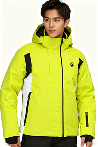 <span class=keywords><strong>Veste</strong></span> <span class=keywords><strong>de</strong></span> <span class=keywords><strong>ski</strong></span> imperméable coupe-vent à <span class=keywords><strong>capuche</strong></span> avec protection 10 000 mm, design unisexe - Product Image 3