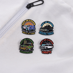 Pins de esmalte de películas de ciencia ficción, insignia de solapa para mochila, broche, regalo para amigos, con la frase 'Get in <span class=keywords><strong>Loser</strong></span> We Are Busting Ghosts' - Product Image 5