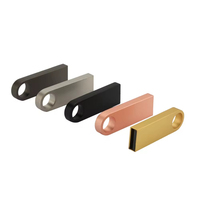 Clé USB miniature en métal de petite capacité 128 Mo, 256 Mo, 512 Mo, 1 Go, 2 Go, clé USB portable étanche de 2 Go