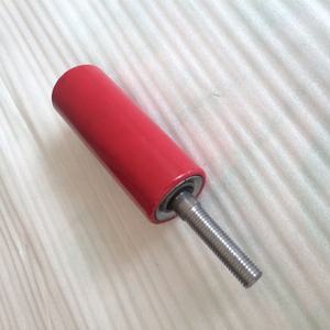 89 мм Диаметр Подгонянный мужской резьбовой боковой направляющий конвейер стальной направляющий ролик с буровым валом - Product Image 5