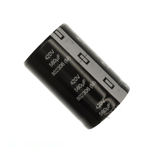 Condensateur à montage traversant EET-UQ2S561KF, canal fabricant, 560 µF, 20 %, 420 V, SNAP TH - Product Image 1
