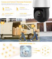Cámara de Seguridad IP para Exteriores de 8MP HD con Zoom 25X, Seguimiento Automático de Personas y Vehículos, CCTV Starlight PTZ, Sistema de Alarma, Cámara de Red OEM DH