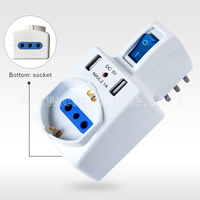 Adaptateur multiple Adaptateur italien avec USB nouveau adaptateur multiple standard