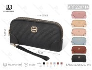 Borsa Clutch da Donna con Doppio Manico in Microfibra Pelle Sintetica Chiusura con Cerniera Elegante per Tutte le Stagioni - Product Image 1