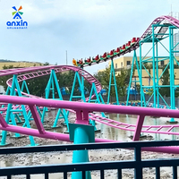 Manège familial en plein air pour parc d'attractions, équipement de construction en acier pour centre commercial et fête foraine
