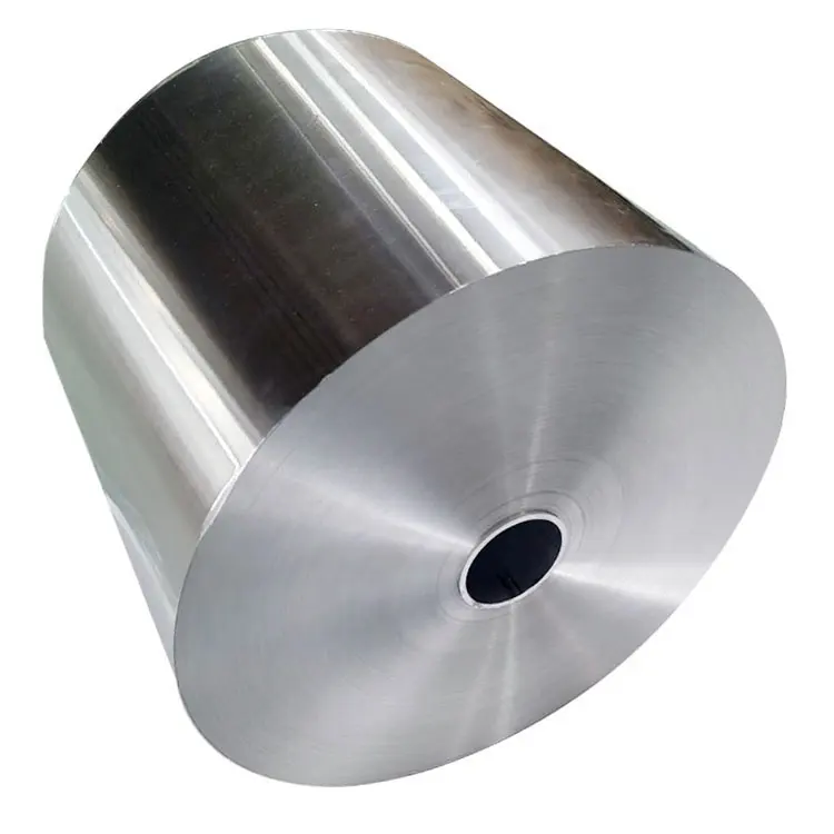 Fabriek Folie Papier Aluminiumfolie Roll Prijs Per Ton 35 Micron Aluminiumfolie Voor Voedsel Containers