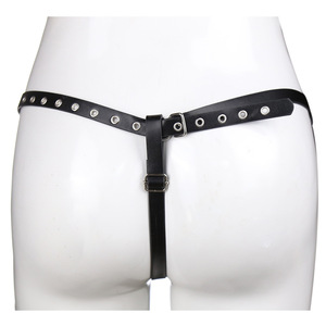 Culottes triangulaires sexy en PU, strings érotiques pour femmes, jouets pour adultes, pantalons en cuir, jouets sexuels pour femmes, jouets SM en gros. - Product Image 3