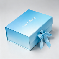 Individuelles Logo Rosa Luxus Magnetische Faltbare Geschenkverpackungsbox Magnetverschluss Karton Schuh- und Kleidungsversandboxen