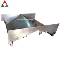 Couvercle de soufflet télescopique en acier pour machine CNC