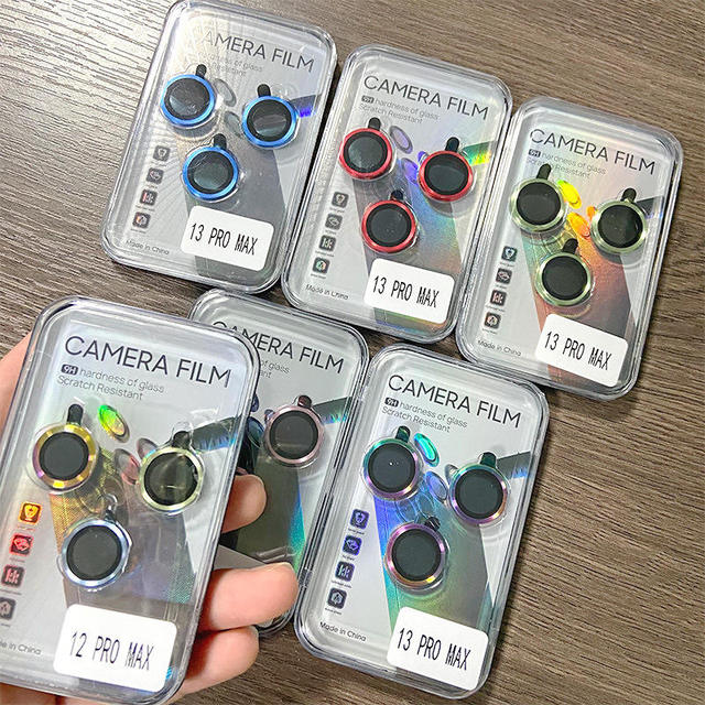 Premium HD 9H Tempered Glass Ultra-Thin Full Coverage Camera Lens Protector for 11/12/13/14/15/16/17