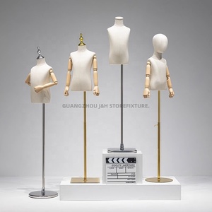 ร้อนขายเด็กสาวผ้าร่างกายส่วนบนเสื้อผ้านางแบบครึ่งลําตัวนางแบบด้วยมือไม้ - Product Image 5