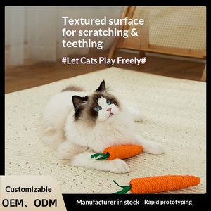Durable and Environmentally Friendly Pet <b>Cat</b> <b>Toys</b> <b>Cat</b> <b>Interactive</b> Carrot Self-Entertainment - Product Image 5
