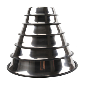 Da XS a XXL all'ingrosso Non scivolo <span class=keywords><strong>in</strong></span> <span class=keywords><strong>acciaio</strong></span> inox Pet ciotola di cibo <span class=keywords><strong>per</strong></span> cani - Product Image 1