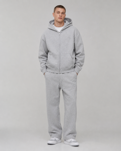 Sudadera con Capucha Personalizada con Logotipo, Cierre Completo, Corte Holgado, Algodón de Alta Calidad, Estilo Urbano Informal, Manga Larga, Venta al Por Mayor para Hombre - Product Image 2