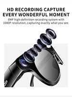 Nouvelles lunettes intelligentes CY03 Max avec IA, caméra HD 8MP, vidéo IA, traduction en temps réel, et étui de chargement pour voyages, pour hommes et femmes