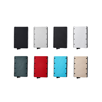 Dompet Kartu Bisnis & Kartu Kredit Anti RFID Berbahan Aluminium Alloy Berkualitas Tinggi dengan Kancing Penutup, Kapasitas 10 Kartu