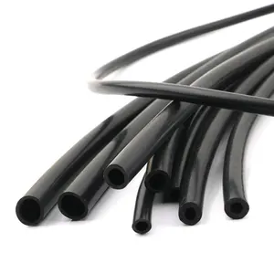 Customized Electrical Insulation Hose Different Size Heat Resistant Rubber Tube Black Conductive Silicone Tubing